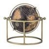 Amalfi Around The World Globe Black & Gold 28x28x28cm