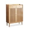 Miuz Shoes Cabinet Storage Shoe Organiser Rack With Shelves Drawers Solid Oak