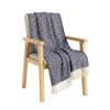 Soga Deep Navy Throw Blanket 127x170cm Soft Polyester Cozy Sofa