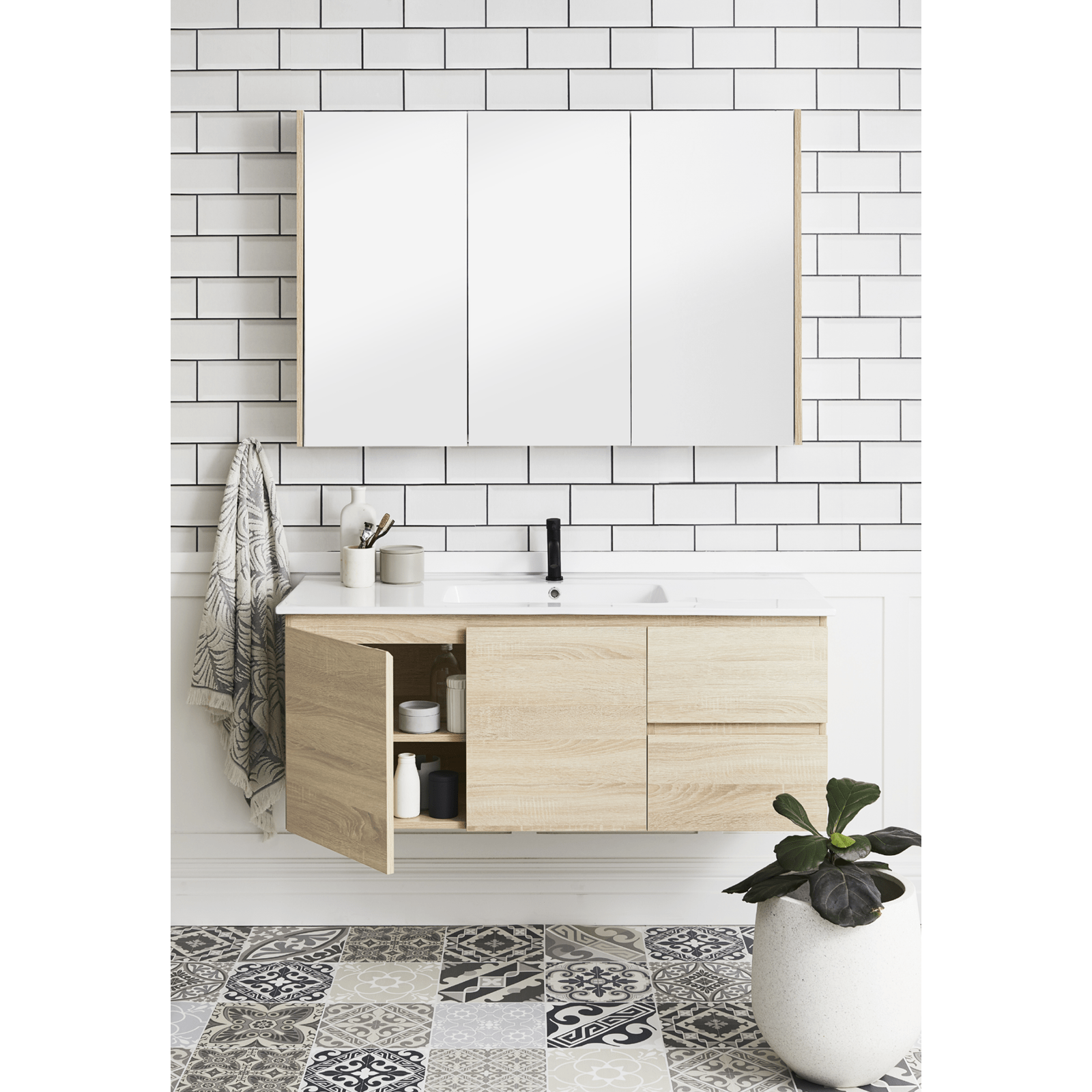 Mirror shaving cabinet bunnings discount