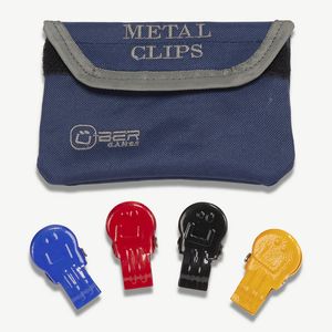 Metal Croquet Clips - 4 Players (primary Colours)