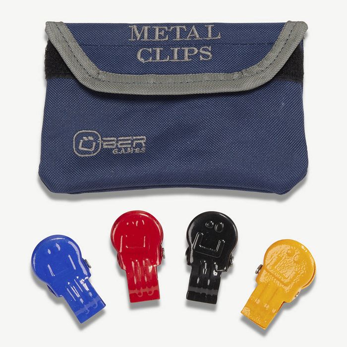 Metal Croquet Clips - 4 Players (primary Colours)
