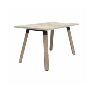 Olg Plantation Boardroom Table Solid Oak Frame Nordic Maple Top L3600mm X W1200mm