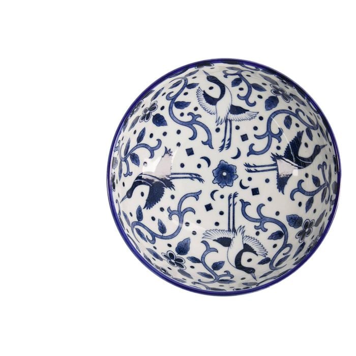 Tokyo Design Ramen Bowl Maizuru Blue Porcelain Microwave Dishwasher 20x7cm
