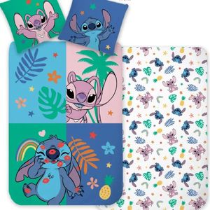 Disney Lilo & Stitch Tropical Cotton Quilt Cover Set Toddler Bed Size