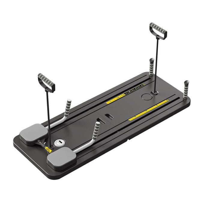 Fitnesslab Black Pilates Board Reformer - Foldable Set For Full-body Workouts