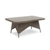 FurnitureOkay Rosebud Wicker Outdoor Low Dining Table - Brown