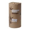 Ecosafe Bamboo Wipes Heavy Duty Brown 500mm X 300mm 45m 90 Wipes Roll Cleaning Supplies
