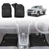 3D Floor Mats for ISUZU D-MAX DMAX Single Cab 2020-Onwards All-Weather Heavy Duty Full Set