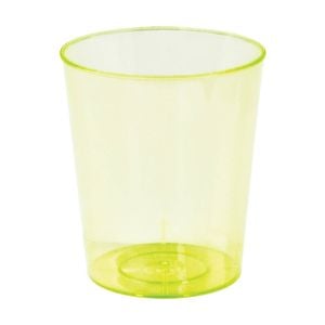 24x 20pc Partyware Reusable Jumbo Shot Glasses Set 60ml Neon Assorted