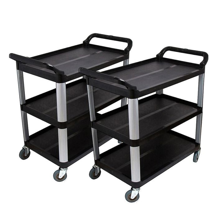 SOGA 2X 83.5x43x95cm 3 Tier Food Trolley - Small