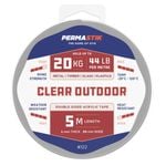Permastik 5m x 24mm Clear Outdoor Mounting Tape
