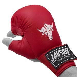Javson Karate Gloves Red Mitts - XL