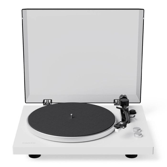 Kanto OBI3 2nd Gen Turntable - Matte White