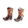 2pc Flavour Mates 3D Salt & Pepper Shaker Set 9.5x4.3x8.5cm Cowboy Boots