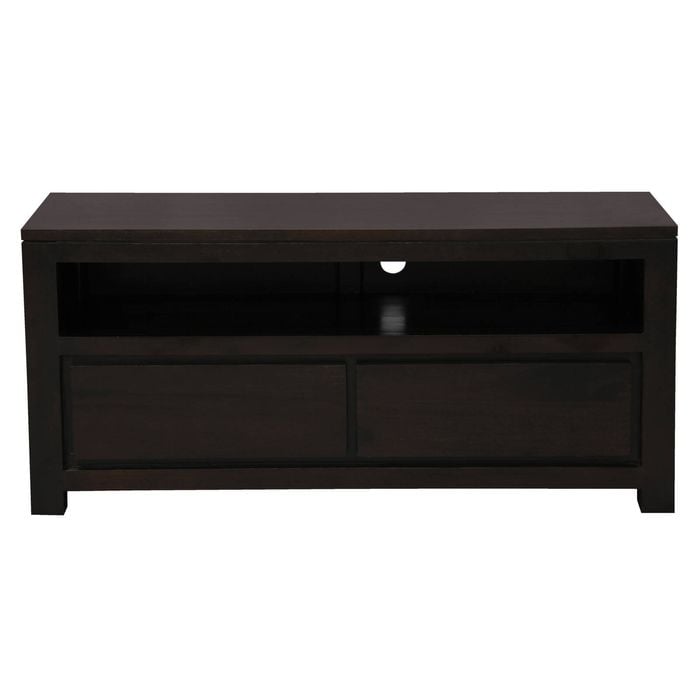 Centrum Furniture Amsterdam 2 Drawer Entertainment Unit - Chocolate