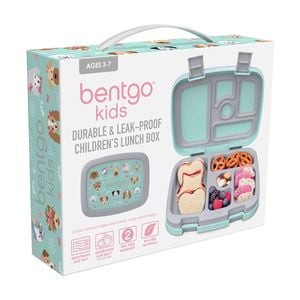 Bentgo Kids Prints Leakproof 5 Compartments Lunch Box Puppies 3y+