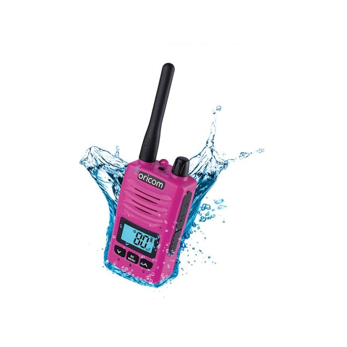 Oricom DTX600 Pink Waterproof IP67 5 Watt Handheld UHF CB Radio