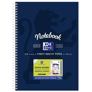 Oxford Scribzee Compatible A4 Notebook (Navy)