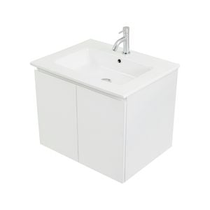 CIBO 600mm White Tonic Wall Hung Vanity