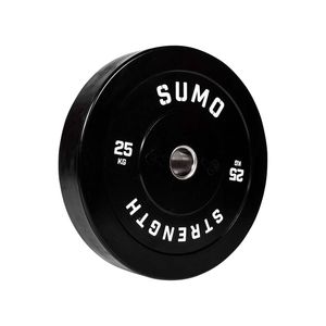 Sumo Strength 25kg Black Rubber Bumper Plate (single)
