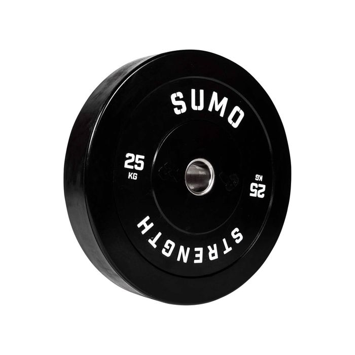 Sumo Strength 25kg Black Rubber Bumper Plate (single)
