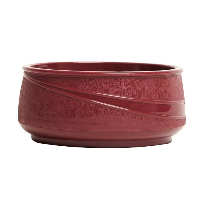 Kh Moderne Soup Bowl Insulated Polypropylene/polyurethane Burgundy 12 Pack