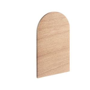 DECO 50 x 80mm Curly Birch DecoBatten Radius End Cap