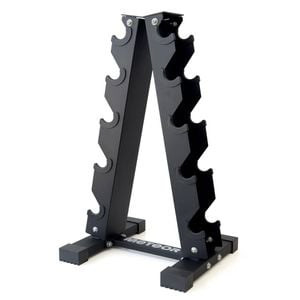 METEOR A-Frame Dumbbell Rack 5-Tier Weight Storage System
