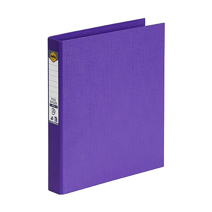 Marbig Polyethylene 2 D-ring Binder 25mm (A4) (Purple)