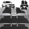 6D Diamond Car Floor Mats for Kia Sorento 2021-Current-Ultimate Set-Black-Outback GT