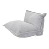 Ihomdec L-shape Upholstery Corduroy Compression Sofa Grey