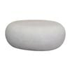 Modern Furniture ROCCO Indoor & Outdoor Pebble Coffee Table 73cm- White Concrete