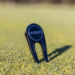 Stinger Black Golf Divot Tool with Bottle Opener