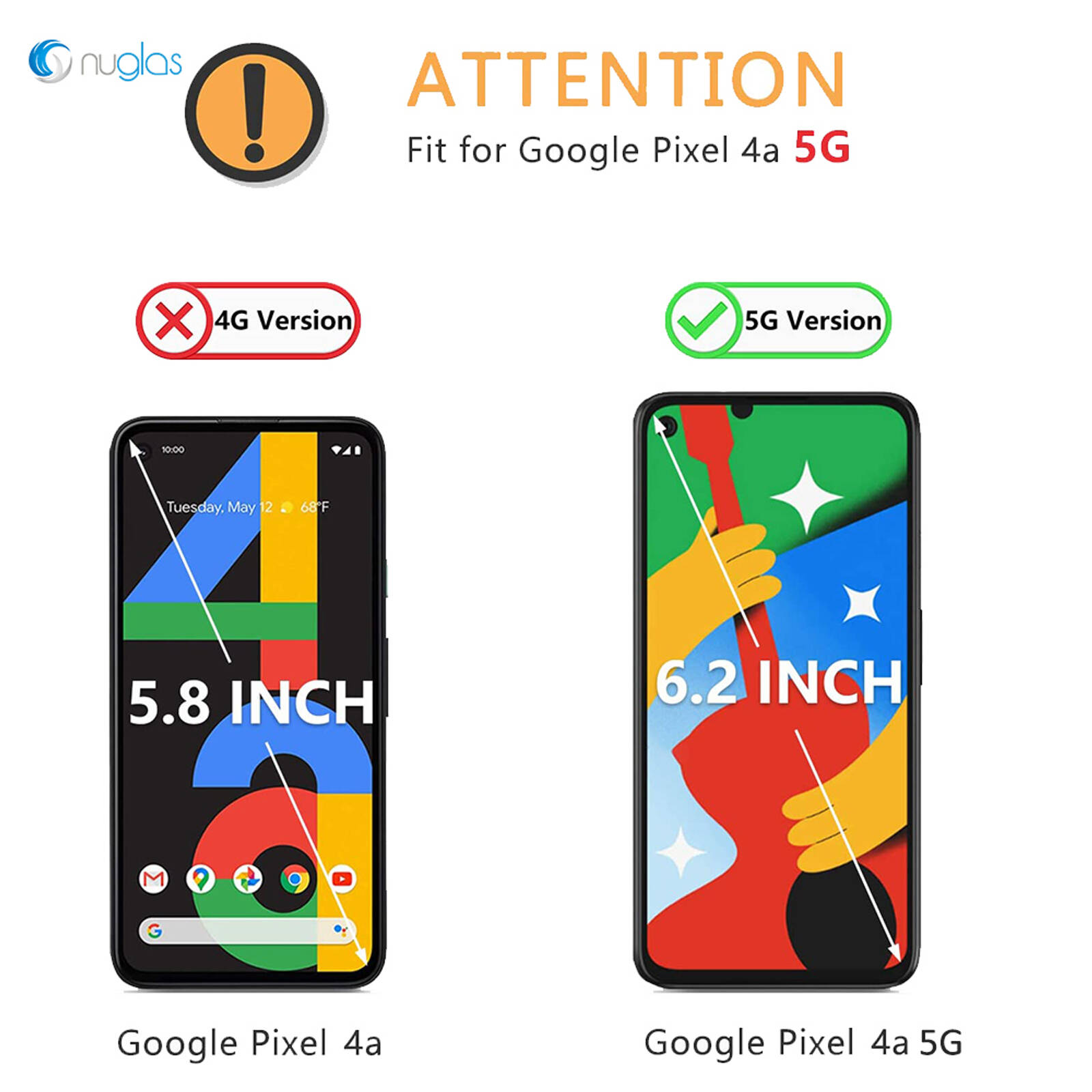 upscreen Pellicola Protettiva per Google Pixel 4a (SOLO