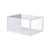 Inabox 36 x 27 x 18cm White Stackable Shoe Box Storage Container