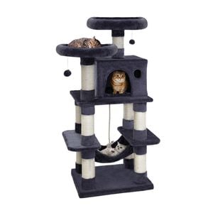 I.pet Cat Tree 145cm Tower Scratching Post Scratcher Wood Condo House Large Bed