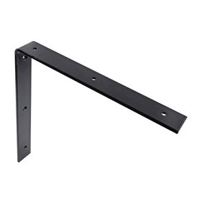 Carinya 300 x 300mm Black Angle Bracket