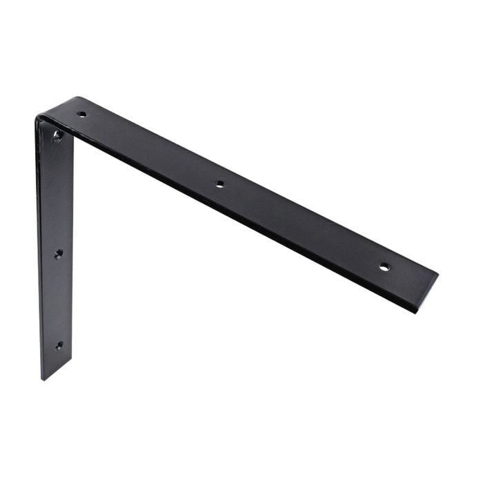 Carinya 300 x 300mm Black Angle Bracket