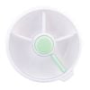 GoBe Large Round Snack Spinner Food Storage Container 21cm Green 3y+