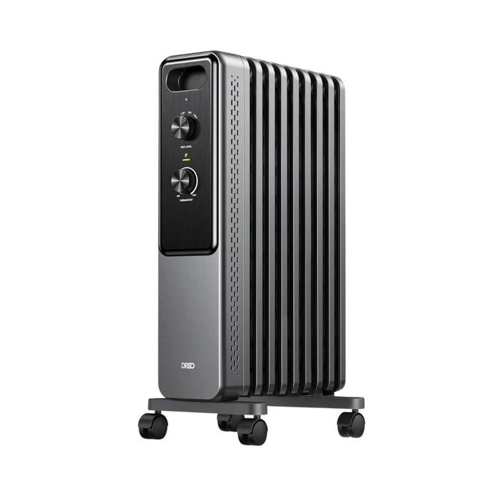 DREO Oil-filled Radiator 153 2000W 9-fin Oil-filled Heater Grey