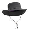 Green Hip Broad Rim Hat Charcoal Medium