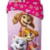 Paw Patrol Friends Pink Squad Kids Cotton Quilt Cover Set - Single Bed Size