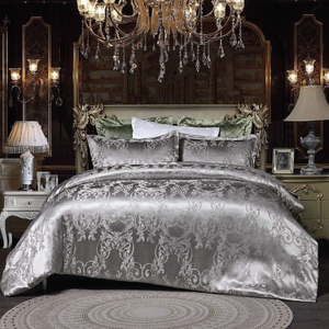 Dreamfields Single Silvery Royal Quilt Doona Duvet Cover Set