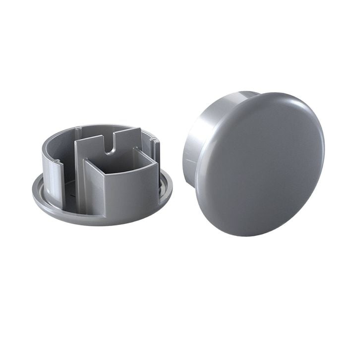 Promenaid Silver Flush End Cap