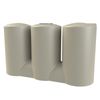 Melro Tanks 3000L Smooth Cream Slimline 3007 Squat Poly Water Tank