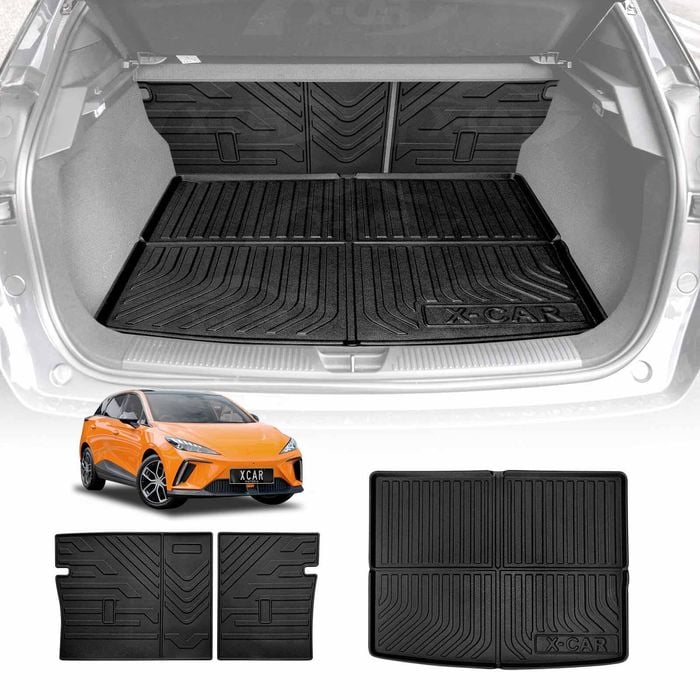 Boot Liner Back Seat Protector for MG MG4 2023-Onwards All Weather Heavy Duty Cargo Trunk Kick Mats