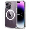 Case Clear Magnetic Shockproof Cover - For Apple iPhone 14 Pro (Clear)