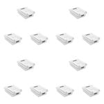 12PK Boxsweden 19.5cm Crystal Undershelf Fridge Drawer Large - White