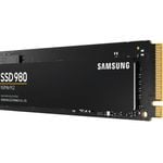 Samsung 980 500GB NVMe SSD 3100MB/s 2600MB/s R/W 400K/470K IOPS 300TBW 1.5M Hrs MTBF AES 256-bit Encryption M.2 2280 PCIe 3